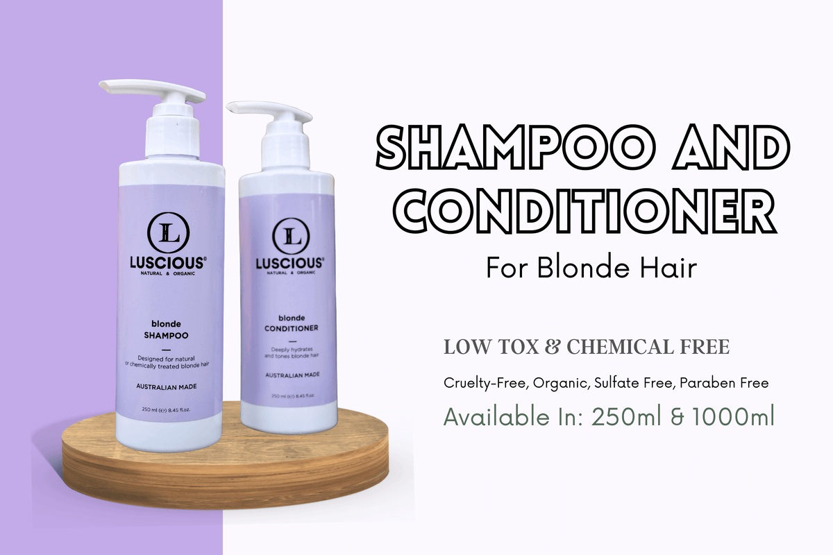 Best shampoo and conditioner for blonde hair Luscious Organics
